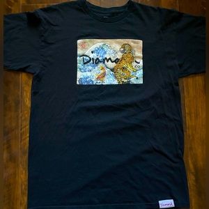 Diamond Supply Japanese Tiger Ocean Shirt